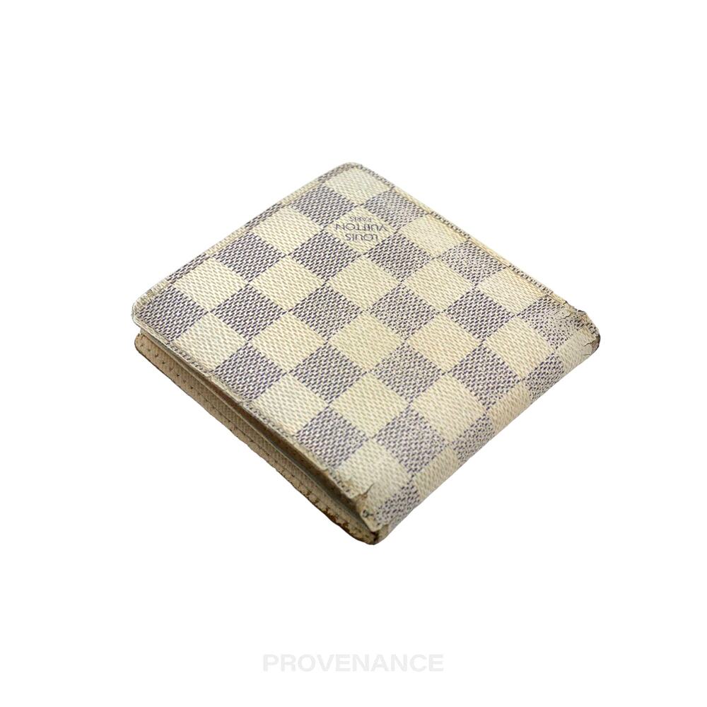 🔴 Louis Vuitton Marco Wallet - Damier Azur - Picture 4 of 8